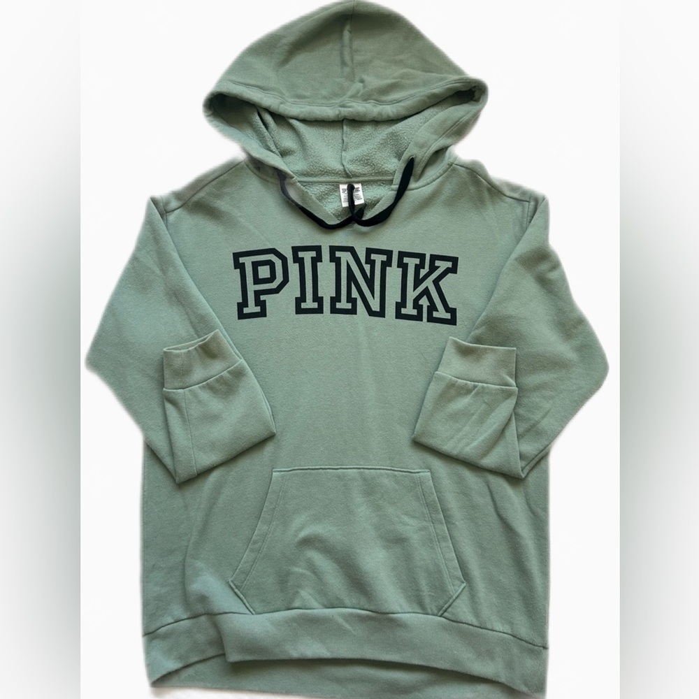PINK mint colored oversized hoodie